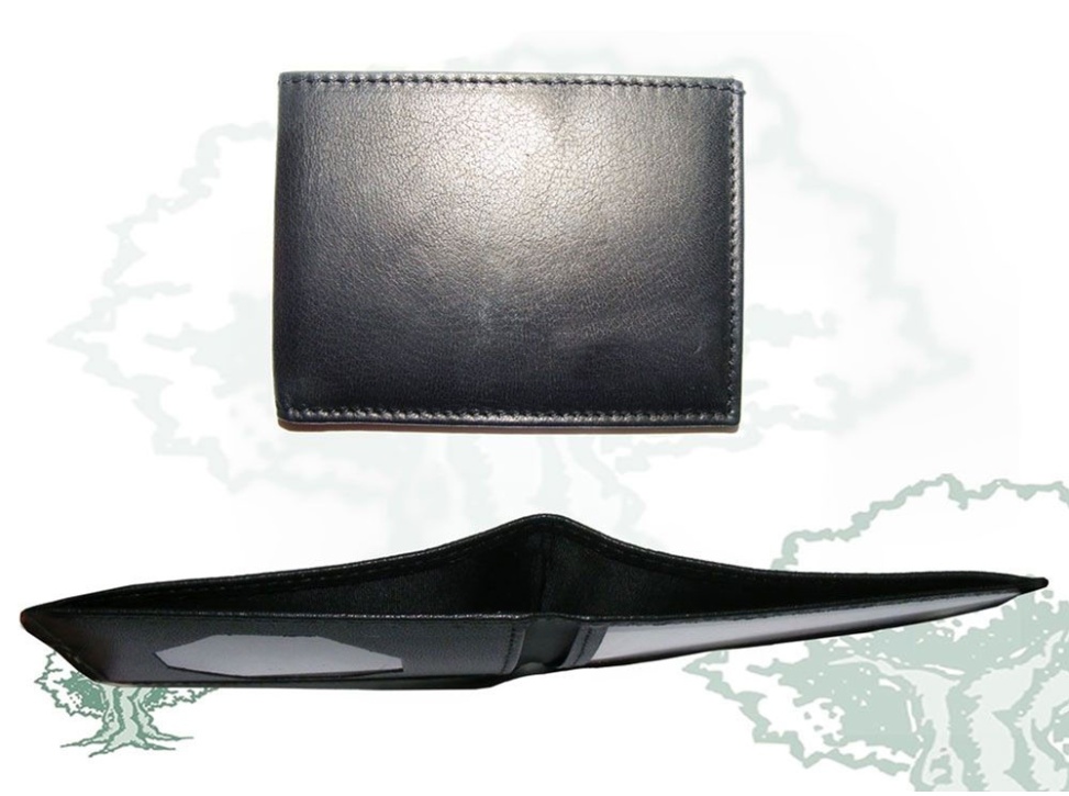 Cartera Guardia Civil billetera simple para chapa octogonal