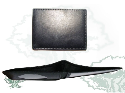 Cartera billetera Guardia Civil simple para chapa octogonal