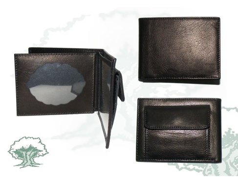 Cartera monedero exterior con chapa