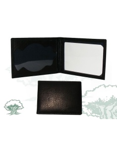 Cartera Policía Nacional negro para chapa