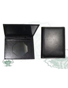 Cartera tipo libro rugosa Guardia Civil para chapa octogonal