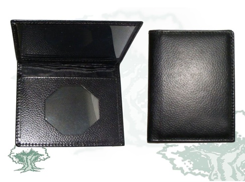 Cartera tipo libro rugosa Guardia Civil para chapa octogonal