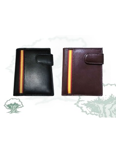 Cartera España vertical con chapa 2