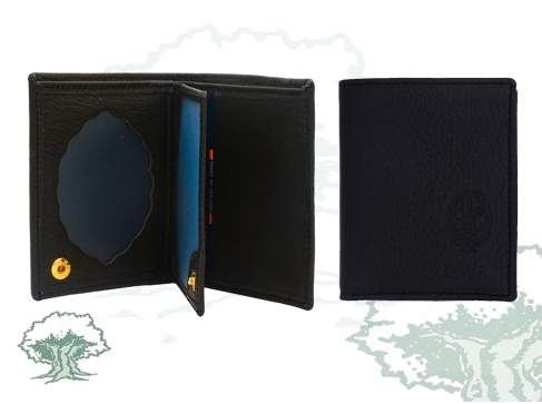 Cartera tarjetero GAR de la Guardia Civil con chapa