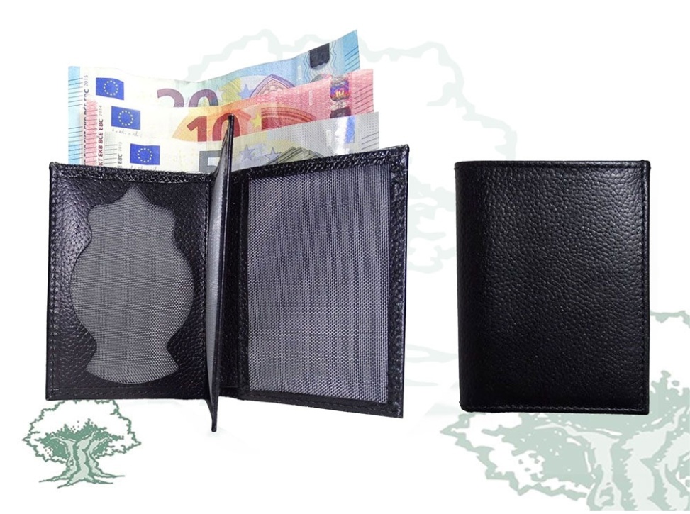 Cartera Policía Nacional tarjetero con monedero para chapa