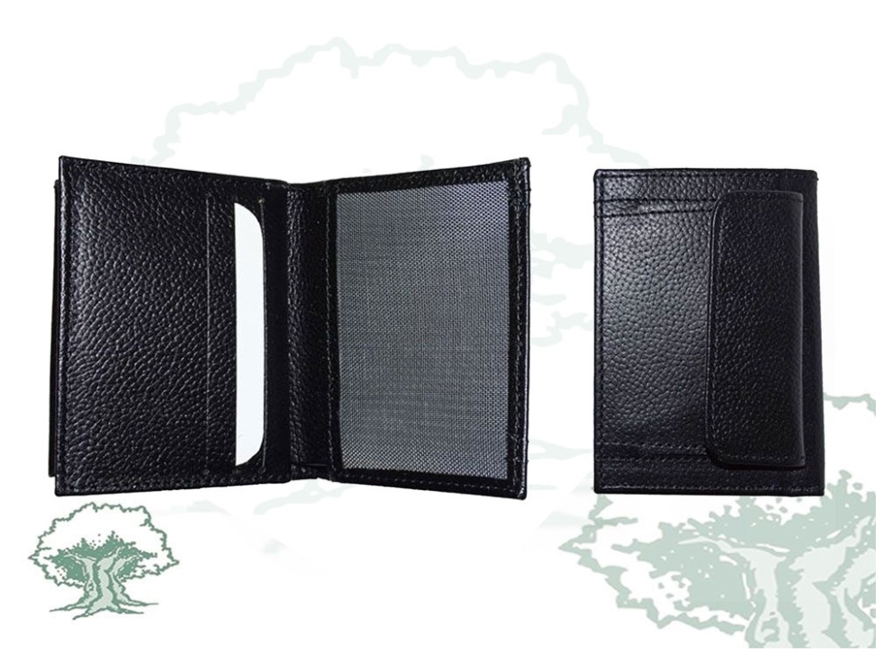 Cartera tarjetero Policía Nacional con monedero para chapa