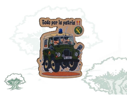 Imán coche Land Rover de la Guardia Civil Imán coche Land Rover de la Guardia Civil