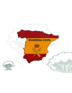 Imán Guardia Civil silueta España