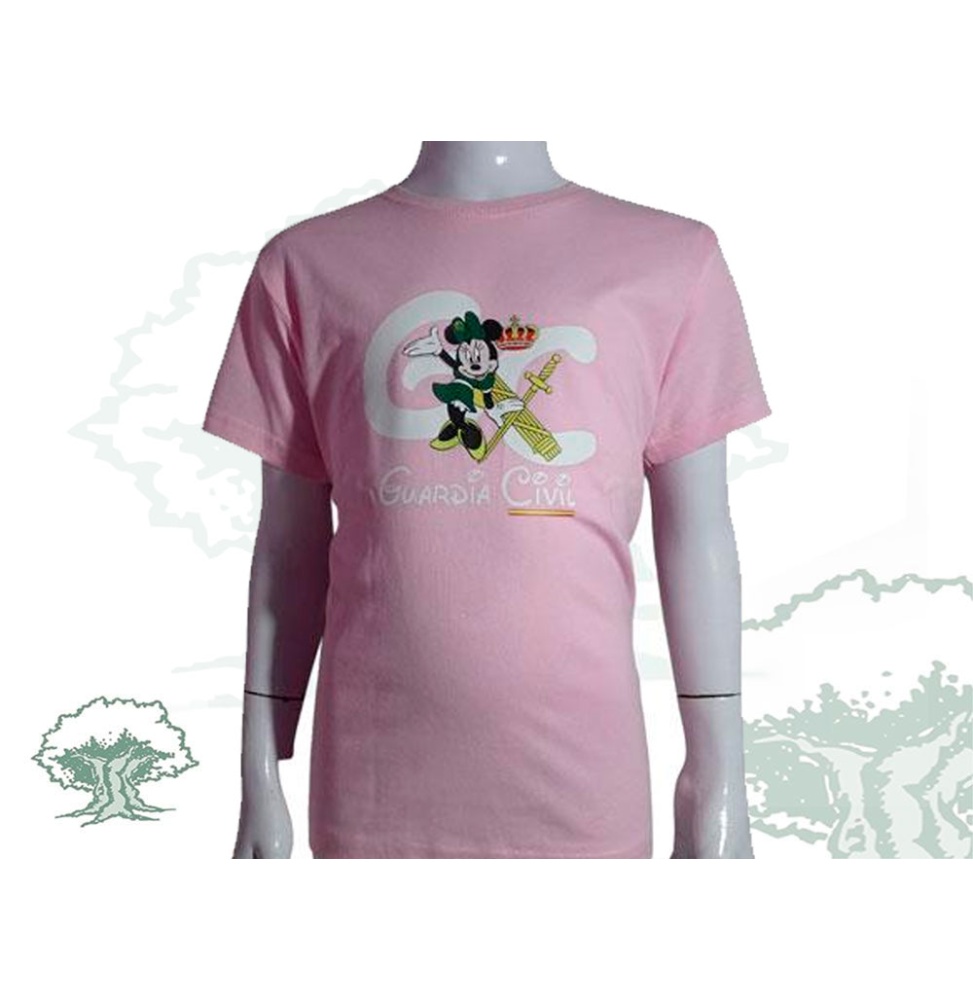 Camiseta de niña Guardia Civil Minnie