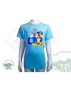 Camiseta Policía Nacional con muñeco de niño