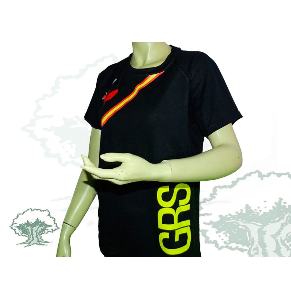 Camiseta técnica Guardia Civil GRS fluorescente