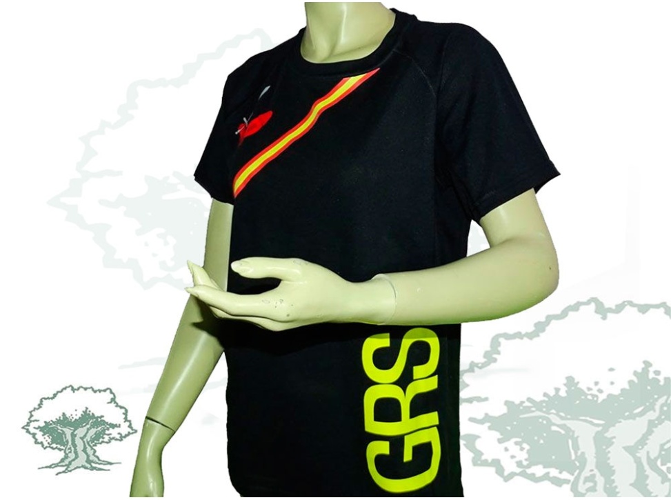 Camiseta técnica GRS Guardia Civil fluorescente