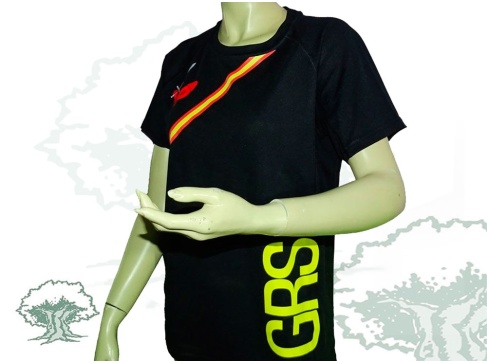 Camiseta técnica GRS Guardia Civil fluorescente