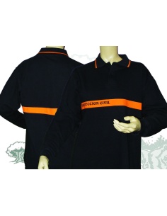 Polo Protección Civil manga larga