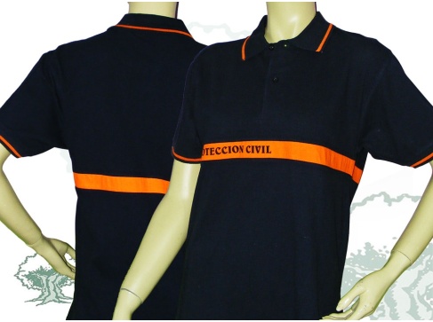 Polo Protección Civil manga corta
