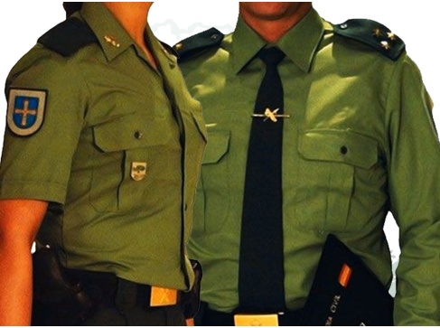 Camisa Guardia Civil verde