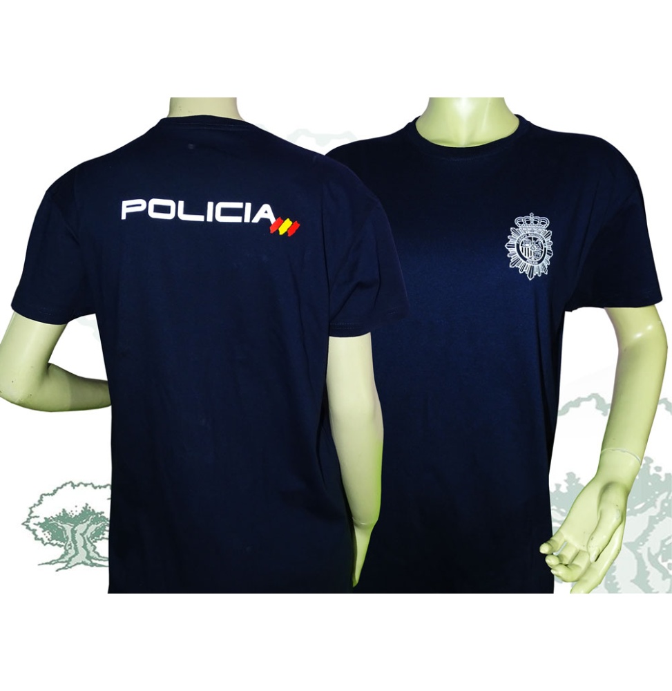 Camiseta Policía Nacional azul marino