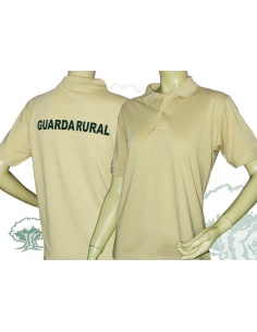 Polo de manga corta Guarda Rural beige
