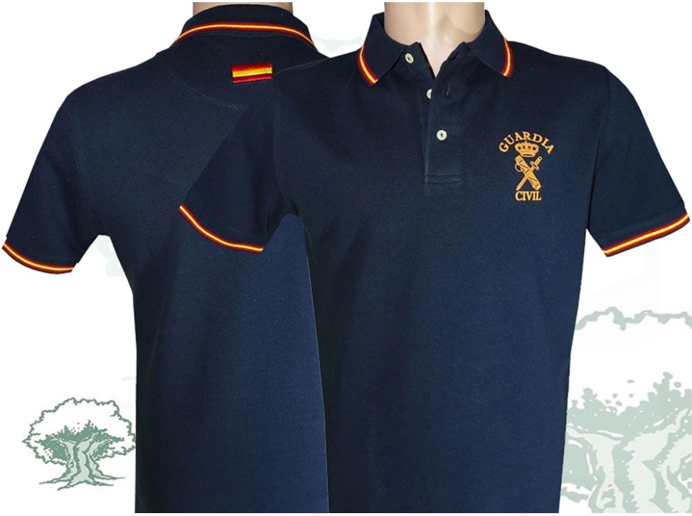 Polo Guardia Civil  bandera España