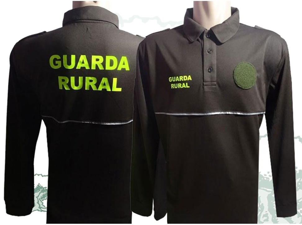 Polo de manga larga Guarda Rural en flúor