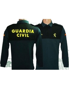 Polo Guardia Civil manga larga bicolor