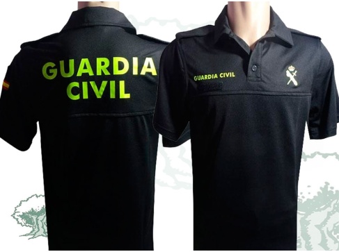 Polo GRS Guardia Civil fluor