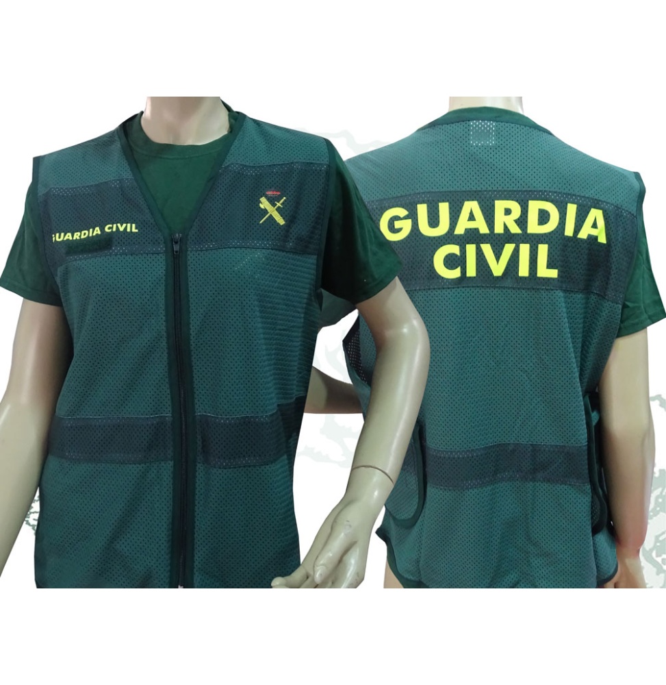 Chaleco de intervención Guardia Civil de rejilla