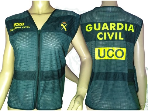 Chaleco intervención UCO Guardia Civil
