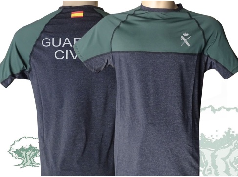 Camiseta técnica oficial de la Guardia Civil para deporte