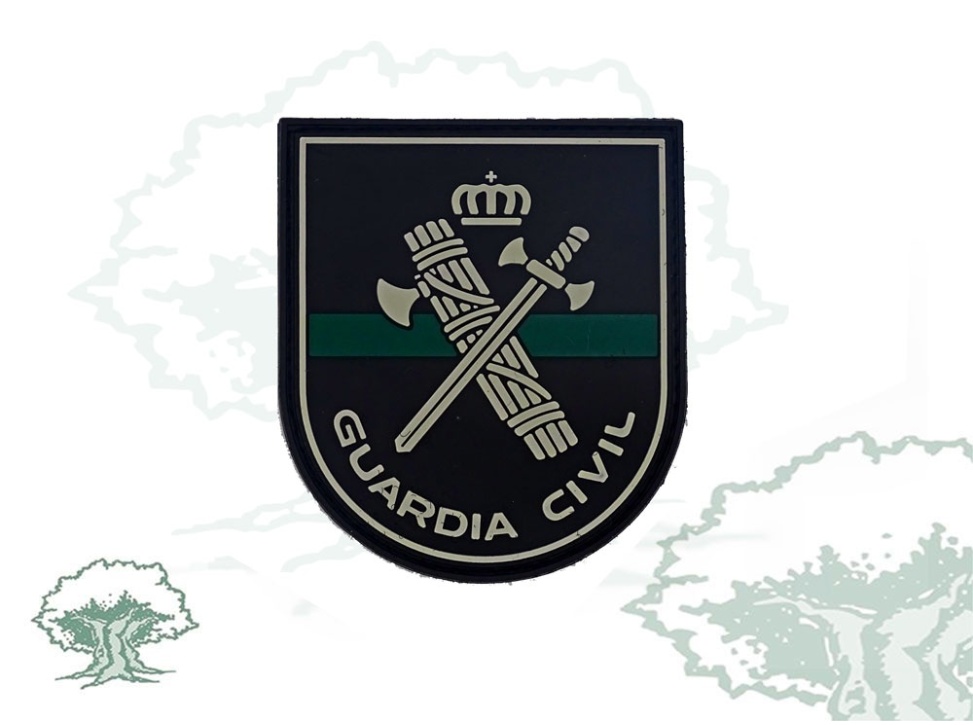 Parche Guardia Civil con línea cruzada