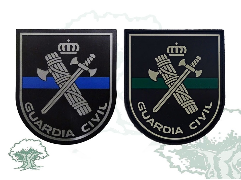 Parche Guardia Civil línea cruzada