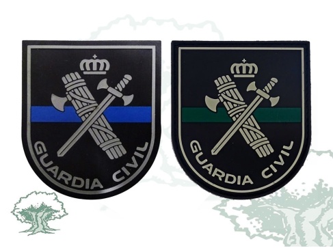 Parche Guardia Civil línea cruzada