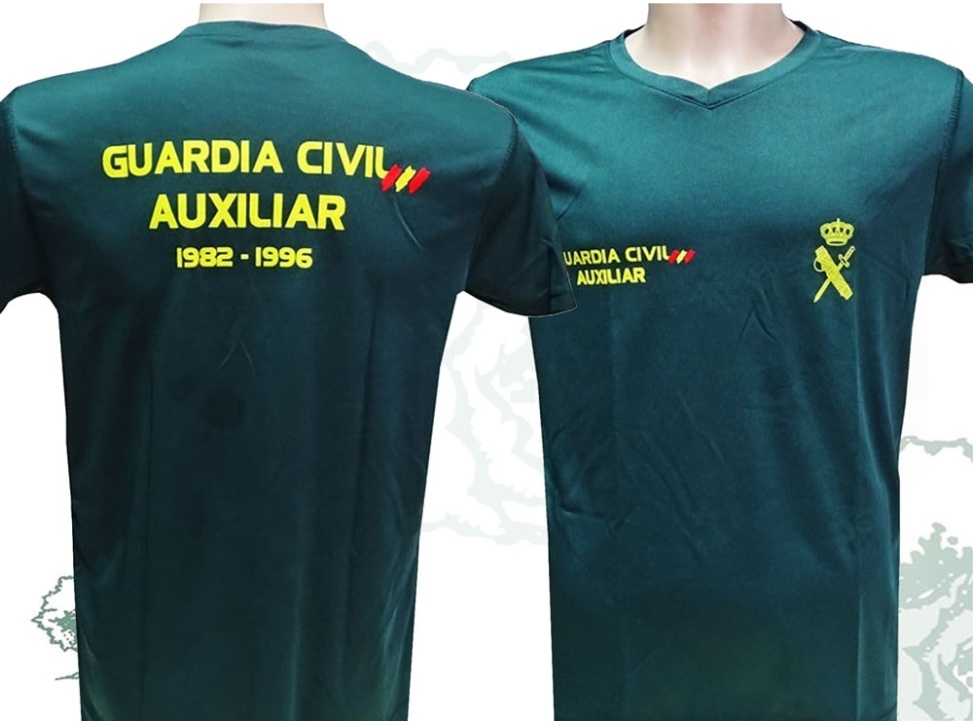 Camiseta técnica Auxiliares Guardia Civil