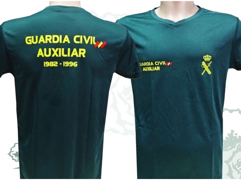 Camiseta técnica Auxiliares Guardia Civil