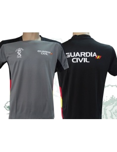 Camiseta Guardia Civil gris bicolor