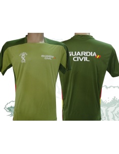 Camiseta Guardia Civil verde bicolor