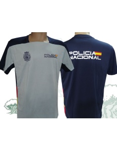 Camiseta Policía Nacional bicolor