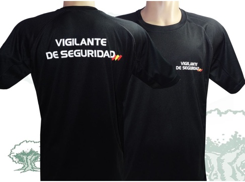 Camiseta técnica Vigilante de Seguridad