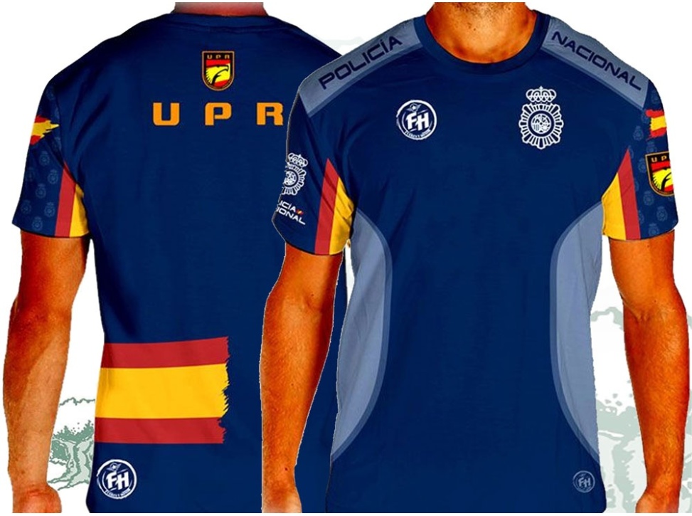 Camiseta UPR Policía Nacional Fuerza y Honor