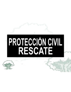 Logo reflectant Rescate Protección Civil