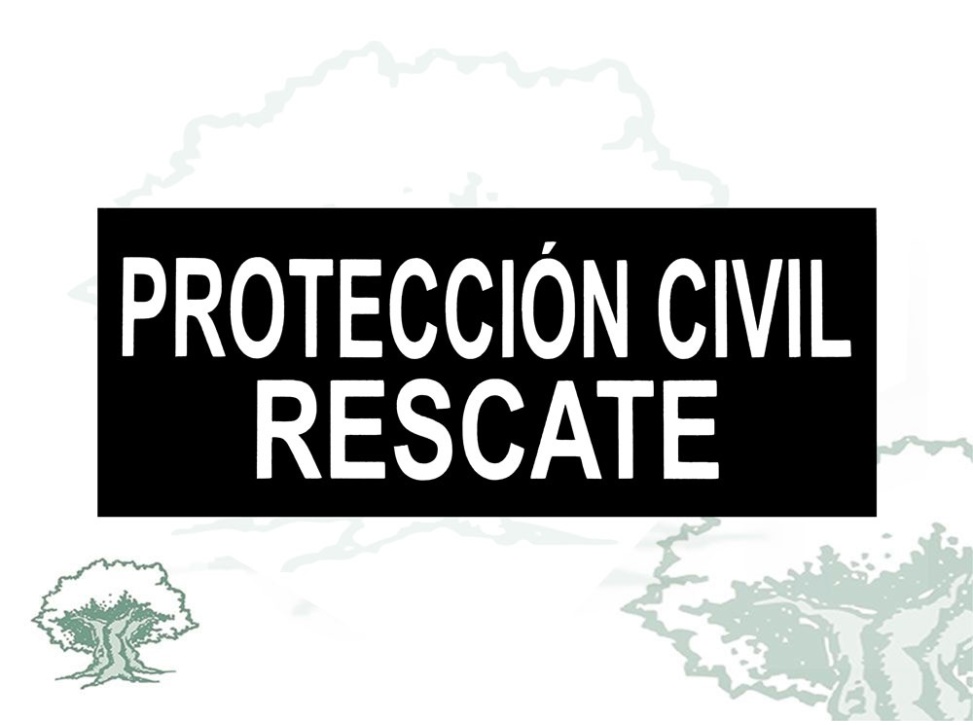 Logo reflectant Rescate Protección Civil