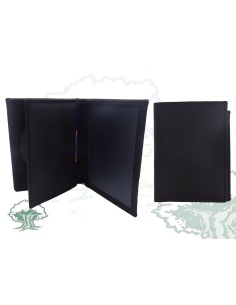 Cartera marrón con chapa 2