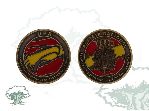 Moneda UPR de la Policia Nacional