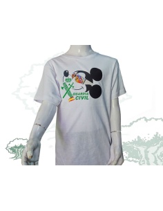 Camiseta Guardia Civil Mickey con gafas de niño