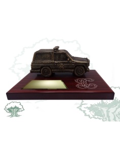 Coche de sobremesa Guardia Civil decorado a mano