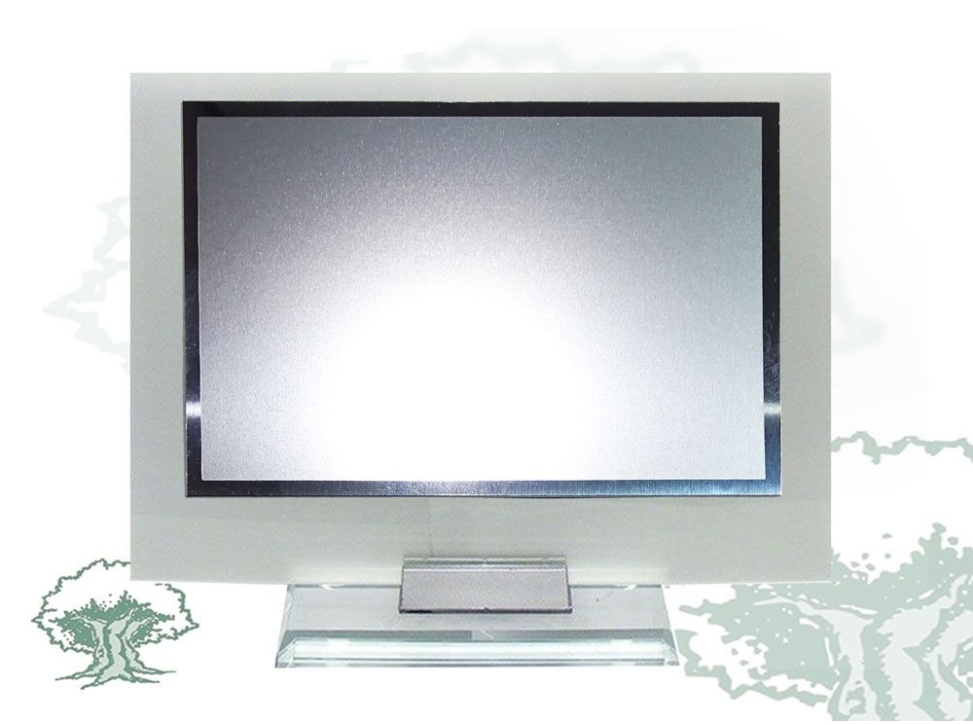 Placa dedicatoria de cristal traslúcido Guardia Civil varios modelos