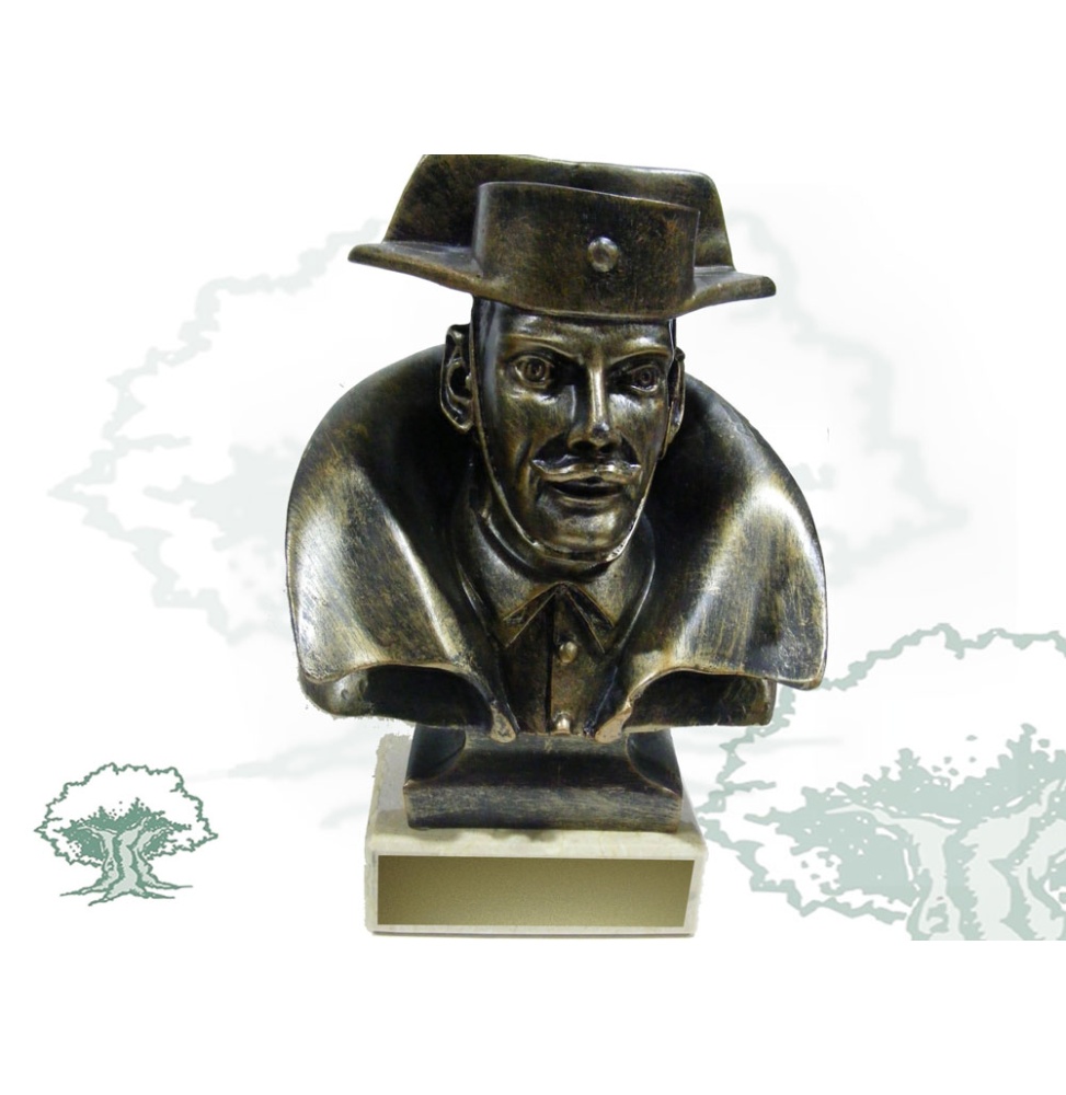 Busto Guardia Civil color bronce