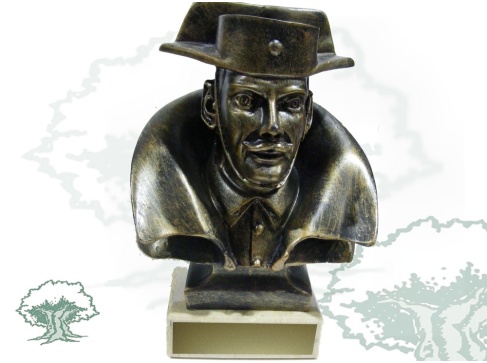 Busto Guardia Civil color bronce