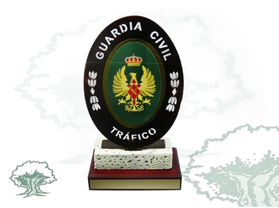 Figura emblema Guardia Civil de Tráfico pequeña