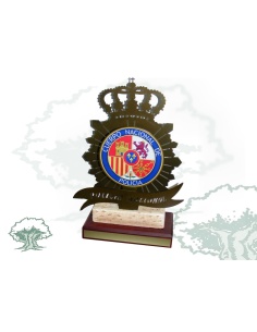 Figura emblema Policía Nacional grande
